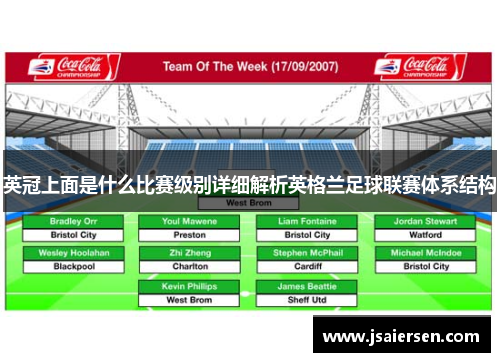 英冠上面是什么比赛级别详细解析英格兰足球联赛体系结构
